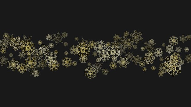 Copos de nieve de Navidad y año nuevo