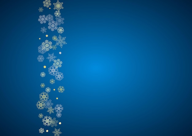 Copos de nieve de Navidad y año nuevo
