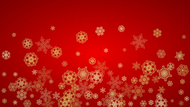 Copos de nieve de Navidad y año nuevo