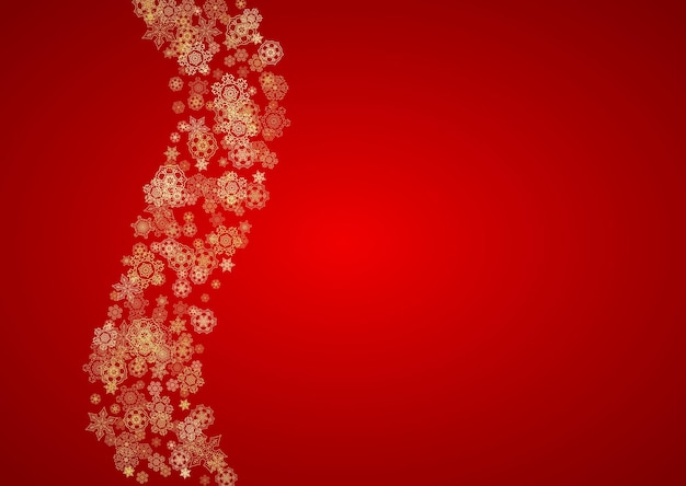 Copos de nieve de Navidad y año nuevo