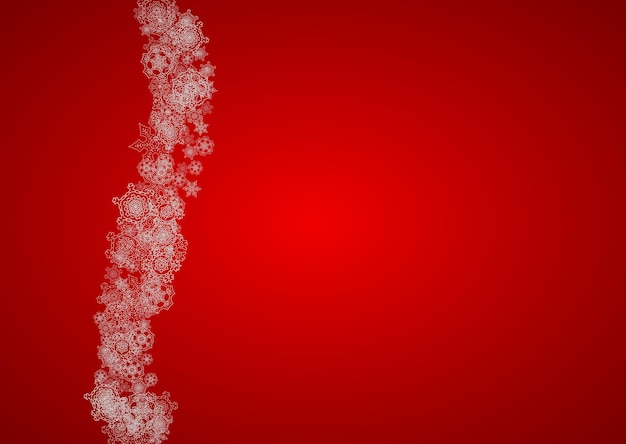 Copos de nieve de Navidad y año nuevo