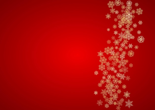 Copos de nieve de Navidad y año nuevo
