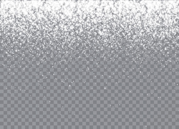 Copos de nieve nieve fondo Navidad nieve para el año nuevo ilustración vectorial