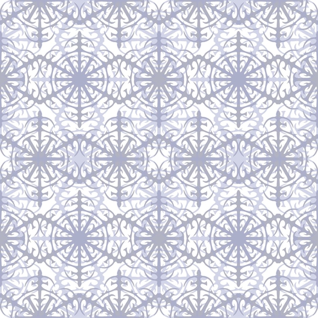Copos de nieve de patrones sin fisuras vector de fondo para la replicación continua