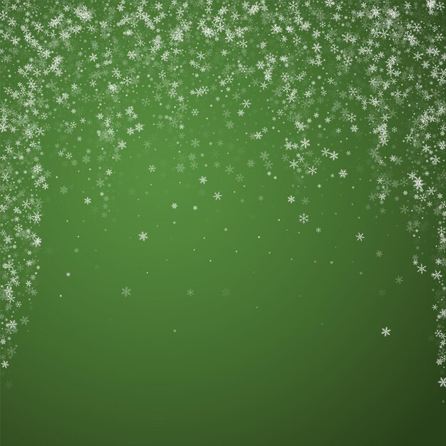 Los copos de nieve que caen el fondo de Navidad sutil