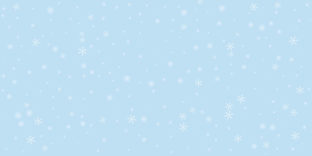 Los copos de nieve que caen el fondo de Navidad sutil
