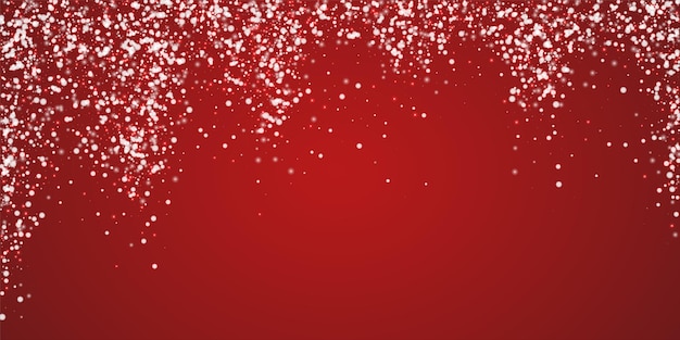 Los copos de nieve que caen el fondo de Navidad sutil