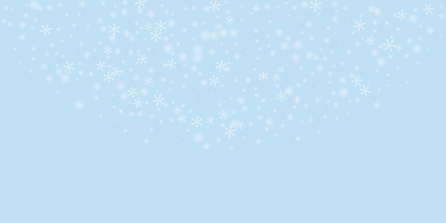 Los copos de nieve que caen el fondo de Navidad sutil
