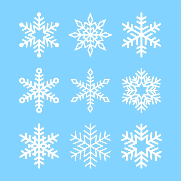 Copos de nieve recogida