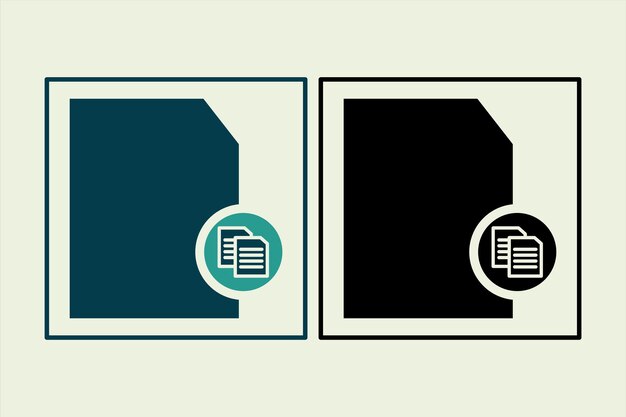 Copy File icon icon related to UI elements suitable for web site app user interfaceselement printable etc solid icon style simple vector design editable