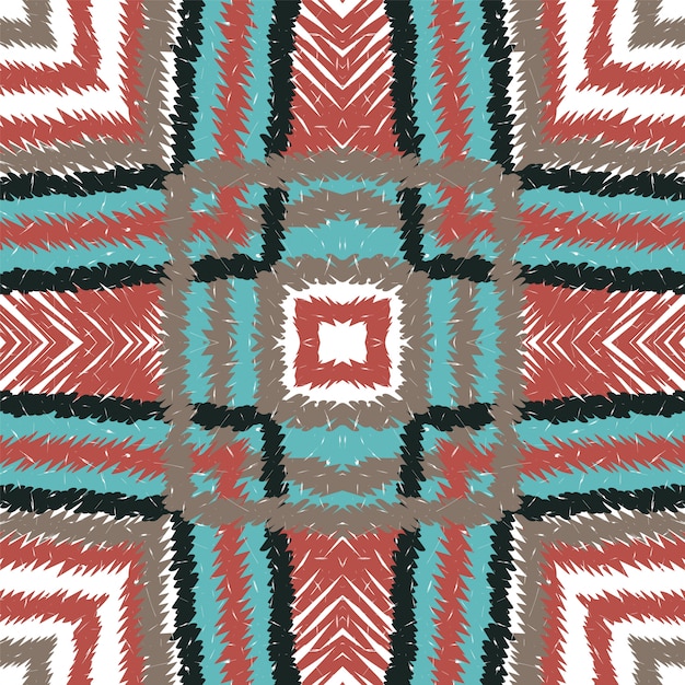 Coral Repeat Tie Dye. Marine Chevron de patrones sin fisuras. Azulejo Azteca Textura Bohemia. Dip fondo de tela étnica. Geométrica Ikat Japón.