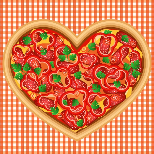 CORAZÓN DE PIZZA PEPPERONI