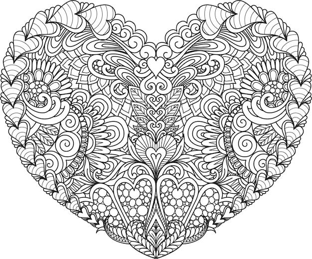 Corazón abstracto