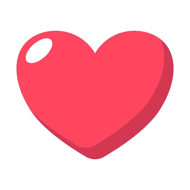 Corazón y amor ilustración vector gráfico icono