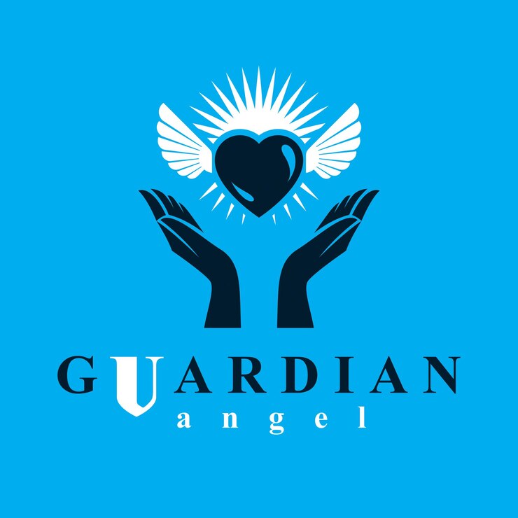 Vector corazón amoroso en manos humanas, dando metáfora de ayuda. el logotipo del vector gráfico del espíritu santo es el mejor para su uso en organizaciones benéficas.