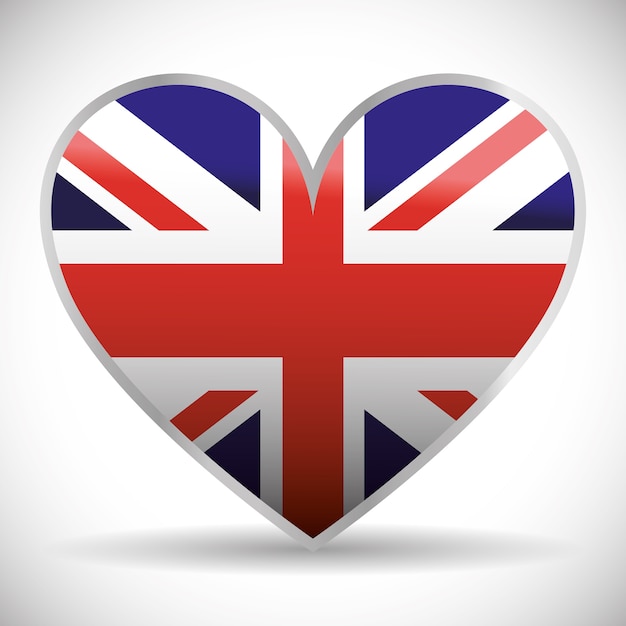 corazón de la bandera de londres