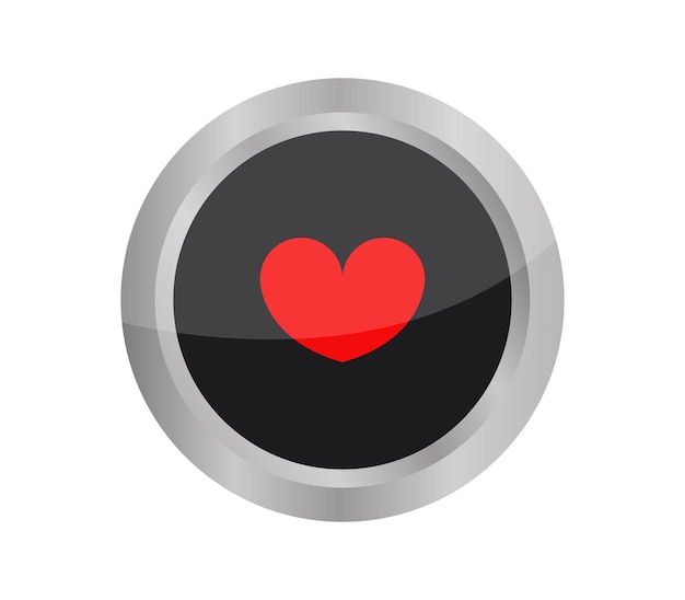 Corazón del botón