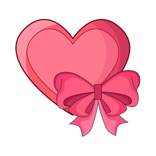 corazón con cinta