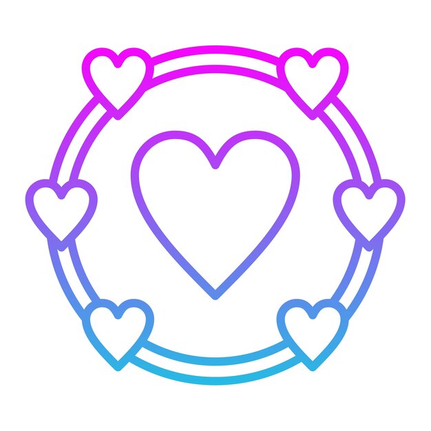 un corazón con corazones que dice amor y amor