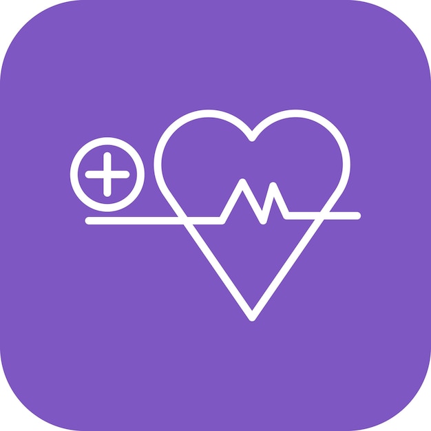 un corazón con una cruz y un símbolo de corazón en el fondo púrpura