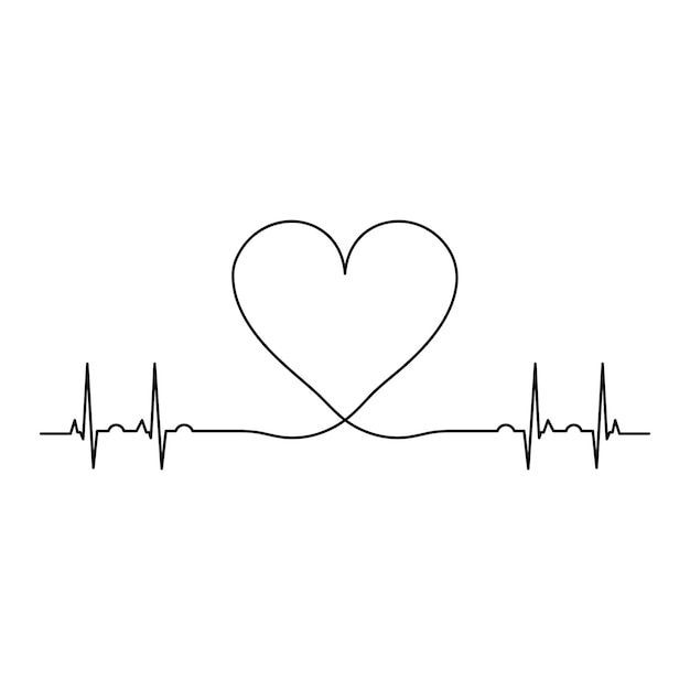 un corazón dibujado en un fondo blanco con un corazón dibujo en él