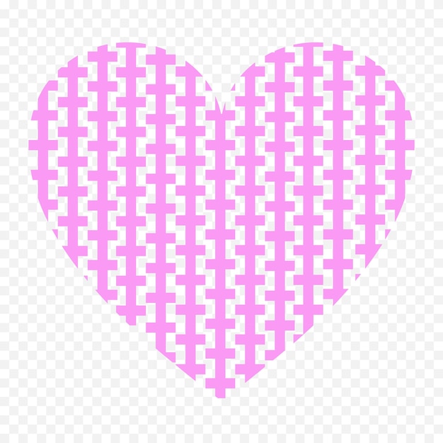 Corazón dibujado a mano sobre fondo blanco El día de San Valentín Elementos vectoriales Corazón formas amor