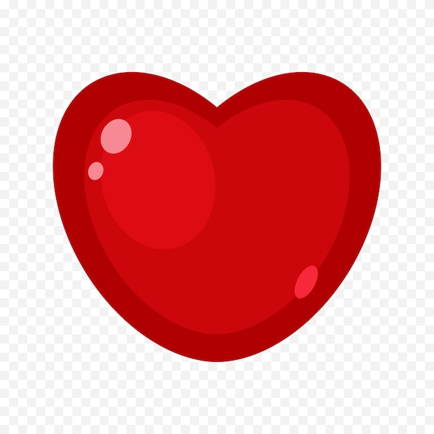 Corazón dibujado a mano sobre fondo blanco El día de San Valentín Elementos vectoriales Corazón formas amor