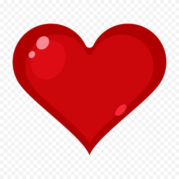 Corazón dibujado a mano sobre fondo blanco El día de San Valentín Elementos vectoriales Corazón formas amor