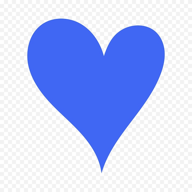 Corazón dibujado a mano sobre fondo blanco El día de San Valentín Elementos vectoriales Corazón formas amor