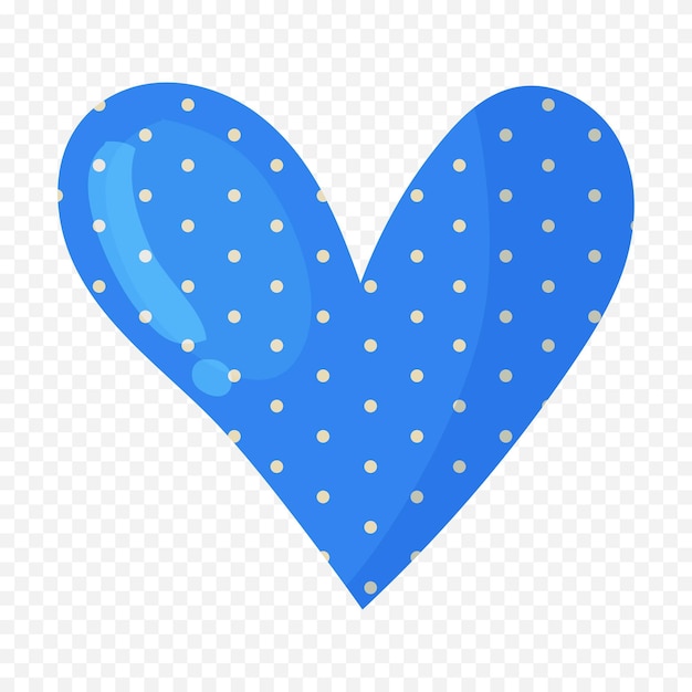 Corazón dibujado a mano sobre fondo blanco El día de San Valentín Elementos vectoriales Corazón formas amor