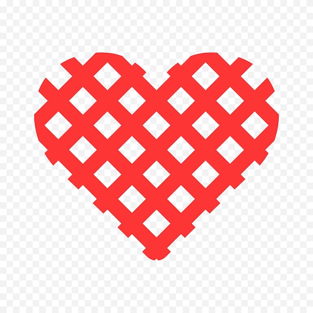 Corazón dibujado a mano sobre fondo blanco El día de San Valentín Elementos vectoriales Corazón formas amor