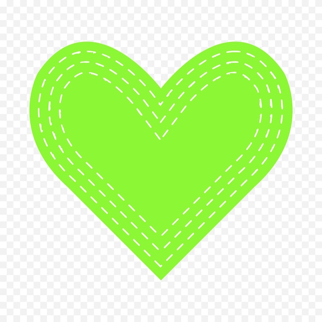 Corazón dibujado a mano sobre fondo blanco El día de San Valentín Elementos vectoriales Corazón formas amor