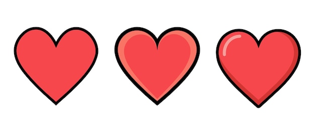 Corazón Icon Set