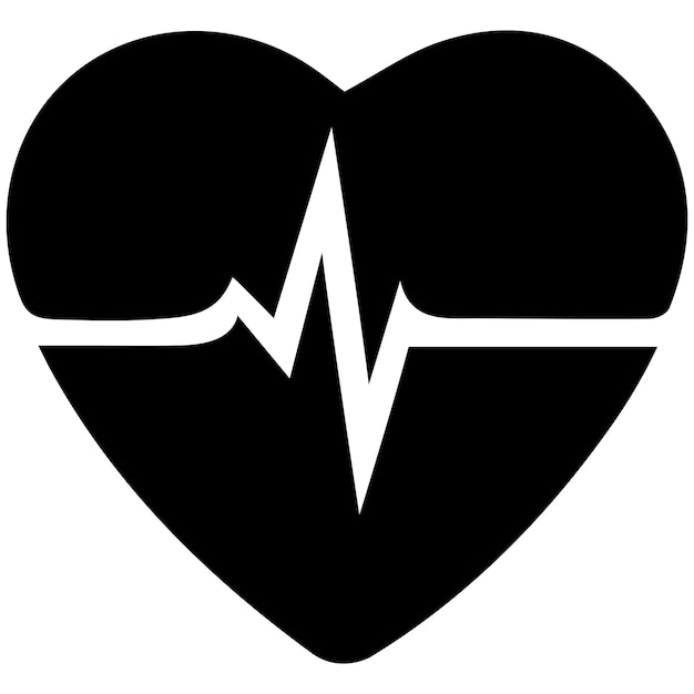 Un corazón con latidos