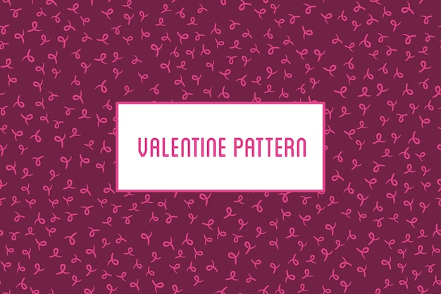 corazón sin patrón. St Valentine fondo rojo de corazones iconos de arte hechos a mano.