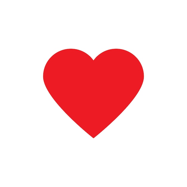 Un corazón rojo con la palabra amor.
