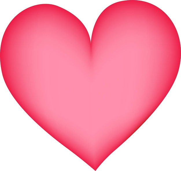 Corazón rosa