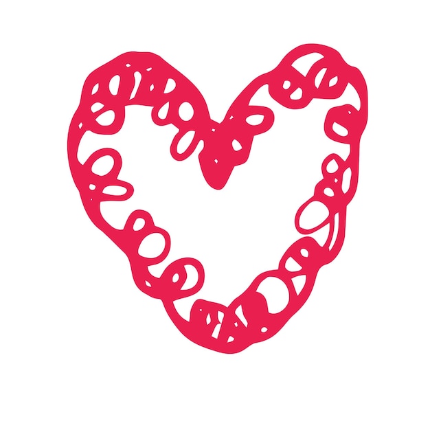 corazón texturizado