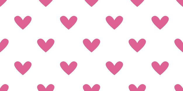 Corazones de amor sin costuras patrón romántico Corazones rosados sin costuras diseño de adornos para el día de la boda Textura feliz día de San Valentín