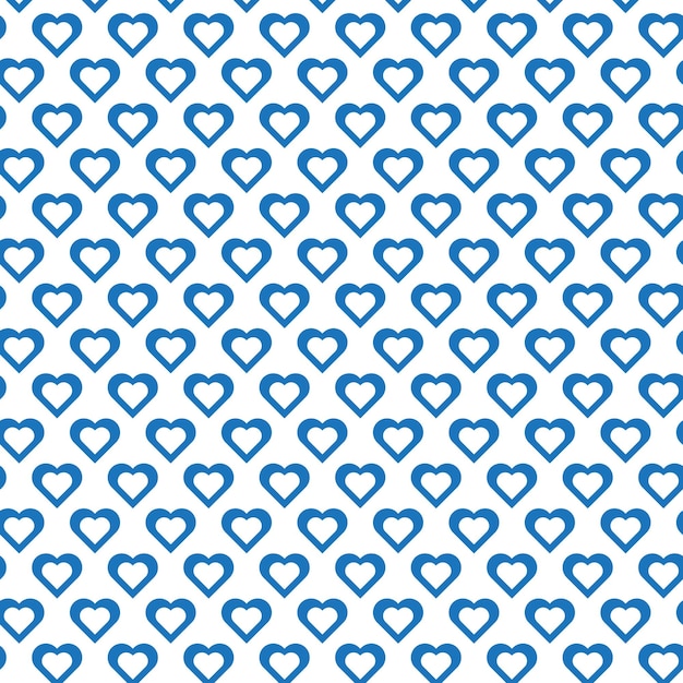 corazones azules sobre un fondo blanco