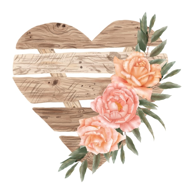 Corazones y flores para el Día de San Valentín