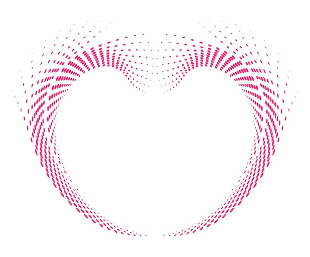 Corazones geométricos, logotipos lineales, iconos vectoriales o logotipos, diseño gráfico, elementos de estilo moderno, cuidado amoroso, ilustración vectorial, símbolo geométrico de caridad EPS 10