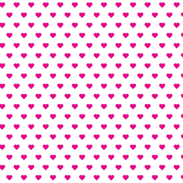 corazones rosados sobre un fondo blanco