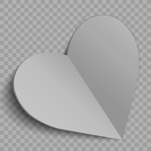 Corazones sobre un fondo transparente. Tarjeta de amor. Reconocimiento del atractivo.