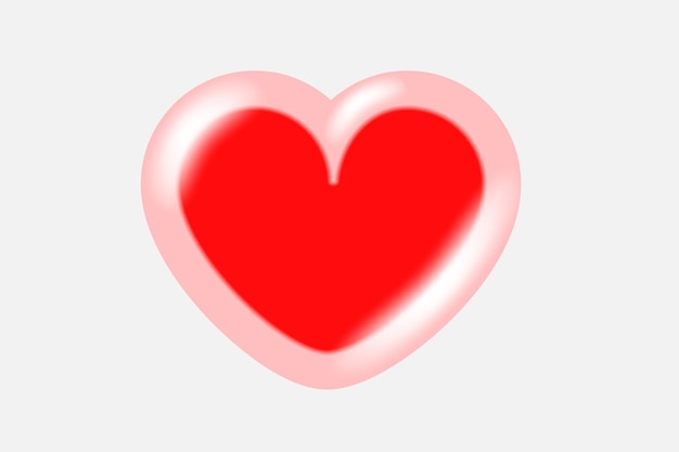Corazones de vidrio realistas con líquido rosado Símbolo de amor Ilustración vectorial para el diseño de fiestas de tarjetas