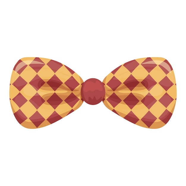 Corbata amarilla y roja a cuadros con un nudo rojo para un caballero distinguido