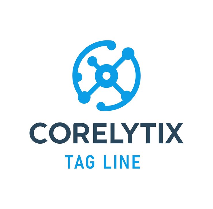 Corelytix Logo Modern Minimalist Tech Brand Identity
