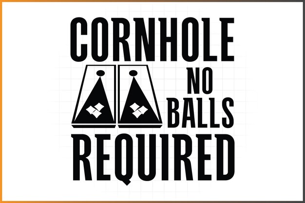 Cornhole sin bolas Vector requerido