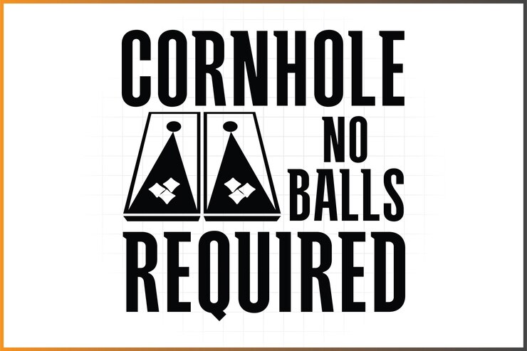 Vector cornhole sin bolas vector requerido