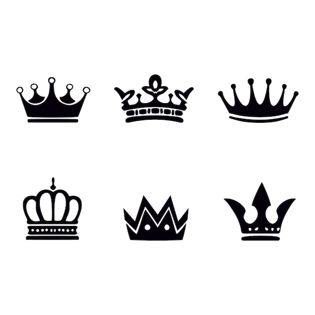 corona de diferentes formas